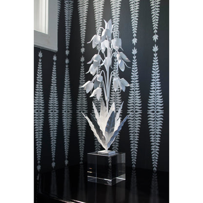 Lily of the Valley by Chelsea House in metallic gold, clear. Made from iron in a modern style.