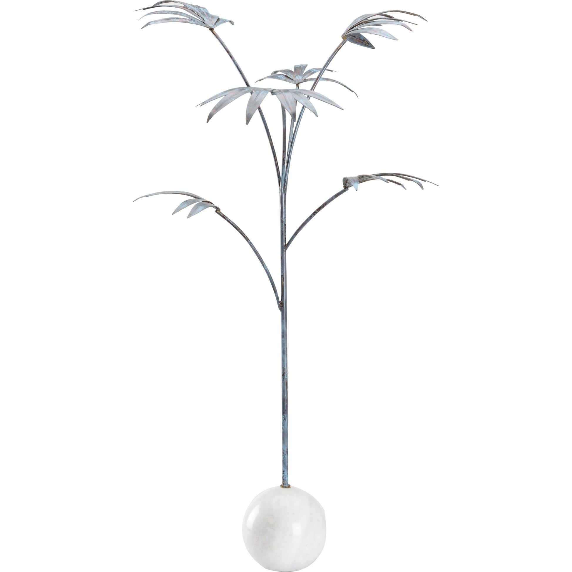 Leaf Sculpture by Chelsea House. Made from iron in a modern style.