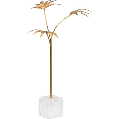 Leaf Sculpture by Chelsea House. Made from iron in a modern style.