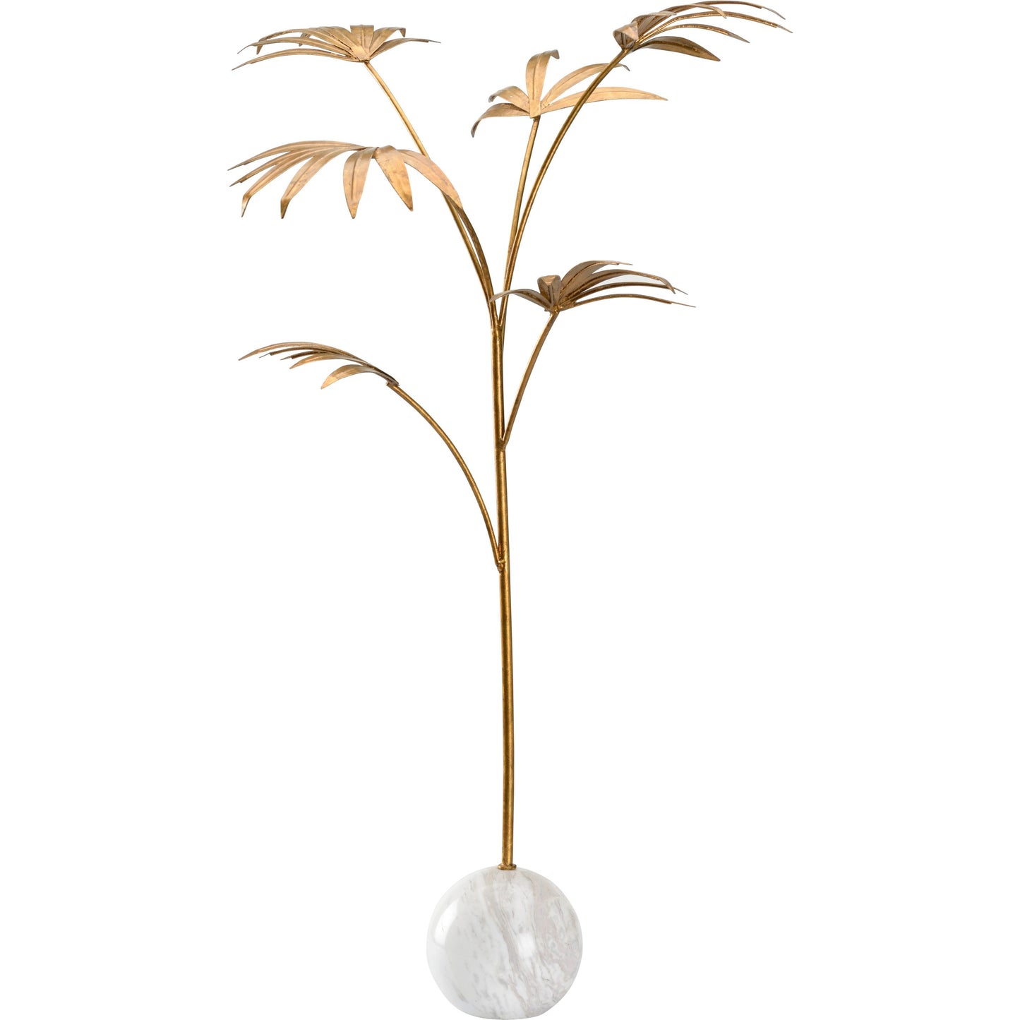 004 SI-2105571 | Primary Silo | Leaf Sculpture by Chelsea House. Made from iron in a modern style.