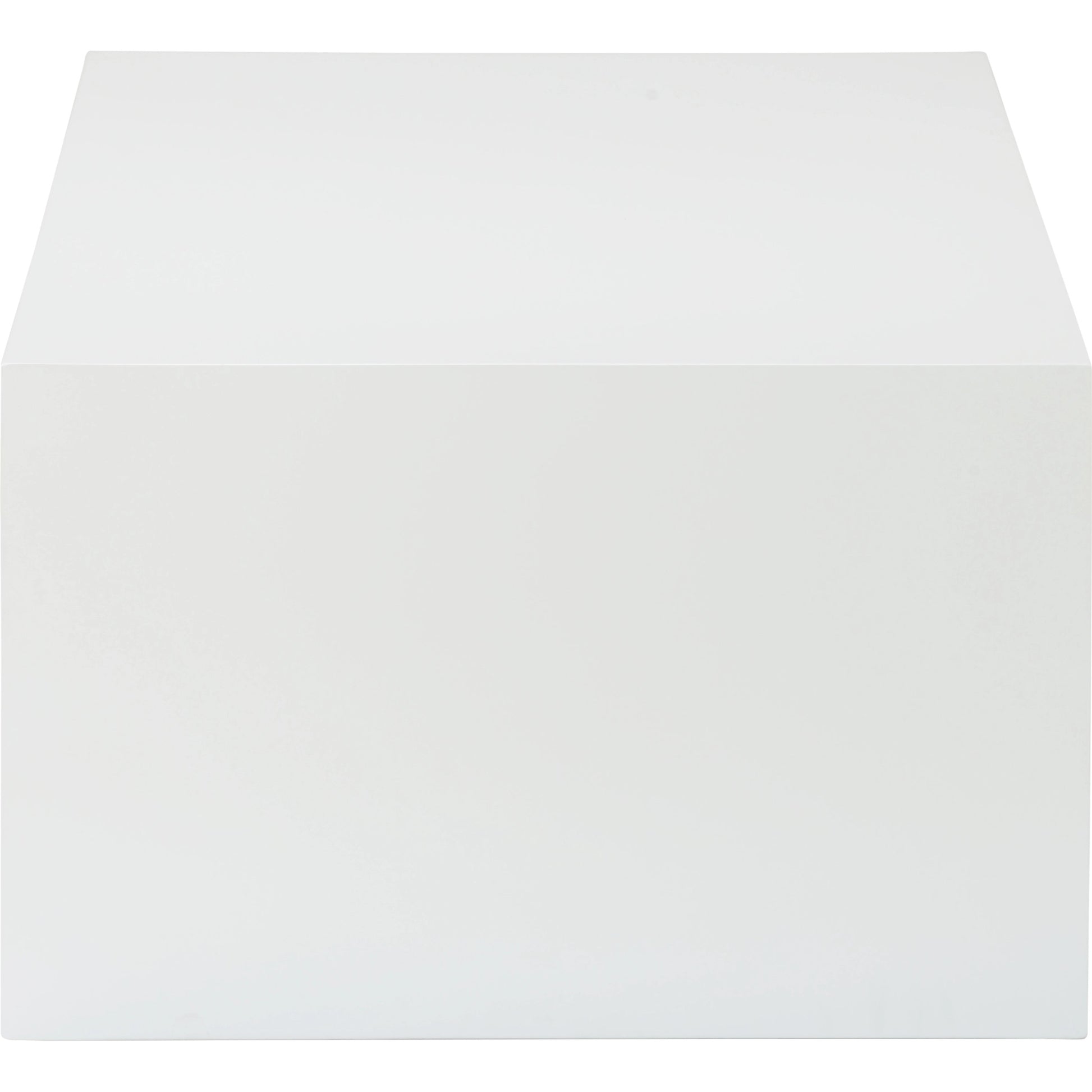 Equinox Cocktail Table by Chelsea House in white lacquer, gold leaf. Made from wood in a modern style.