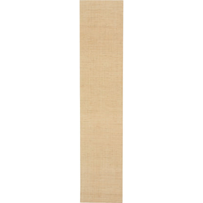 Raffia Book Shelves by Chelsea House in cream. Made from raffia on wood in a modern style.