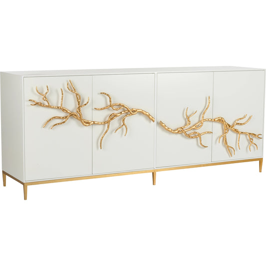 Branch Cabinet by Chelsea House in white. Made from unique in a modern style.