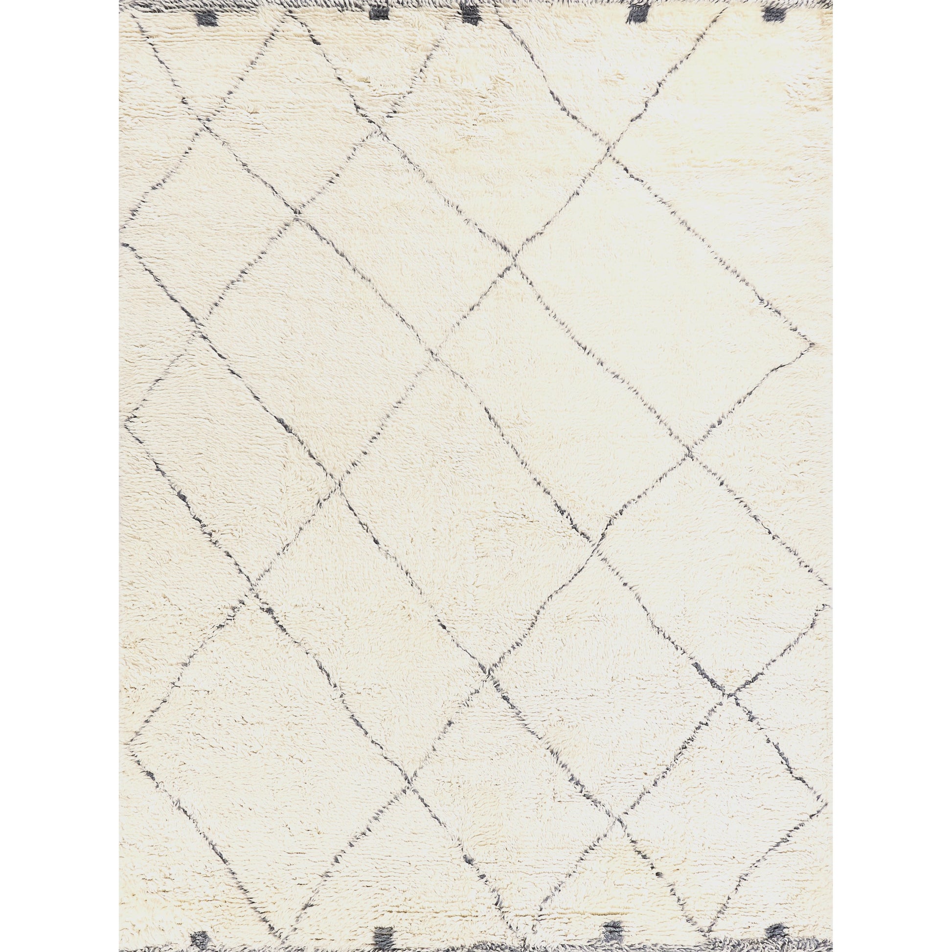Moroccan 3854 Rug by Exquisite Rugs in ivory, gray. Made from new zealand wool in a unique style.
