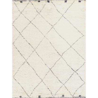 Moroccan 3854 Rug by Exquisite Rugs in ivory, gray. Made from new zealand wool in a unique style.
