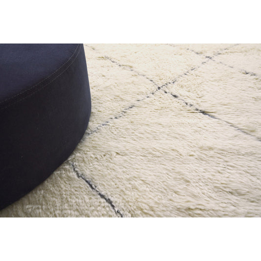 Moroccan Rug - Ivory, Gray by Exquisite Rugs in ivory/gray. Made from ivory in a unique style.