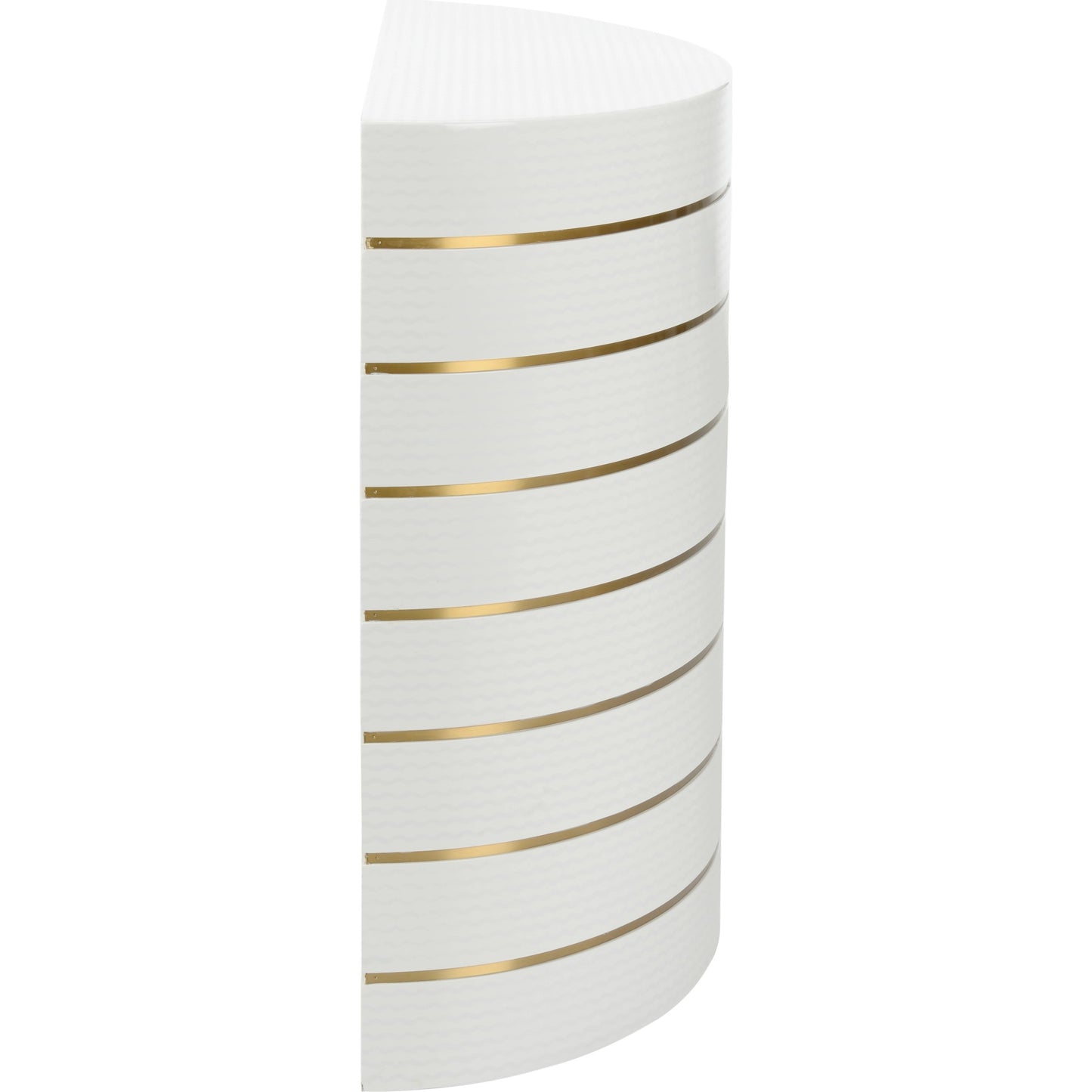 003 SI-2105645 | Additional Silo | Luna Console by Chelsea House in white, silver, antique brass. Made from wood/metal in a modern style.