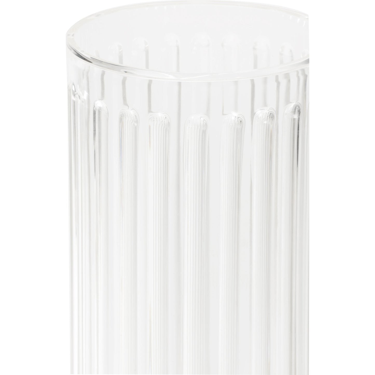 002 SI-2105660 | Closeup | Fluted Acrylic Column by Chelsea House in clear. Made from acrylic in a modern style.