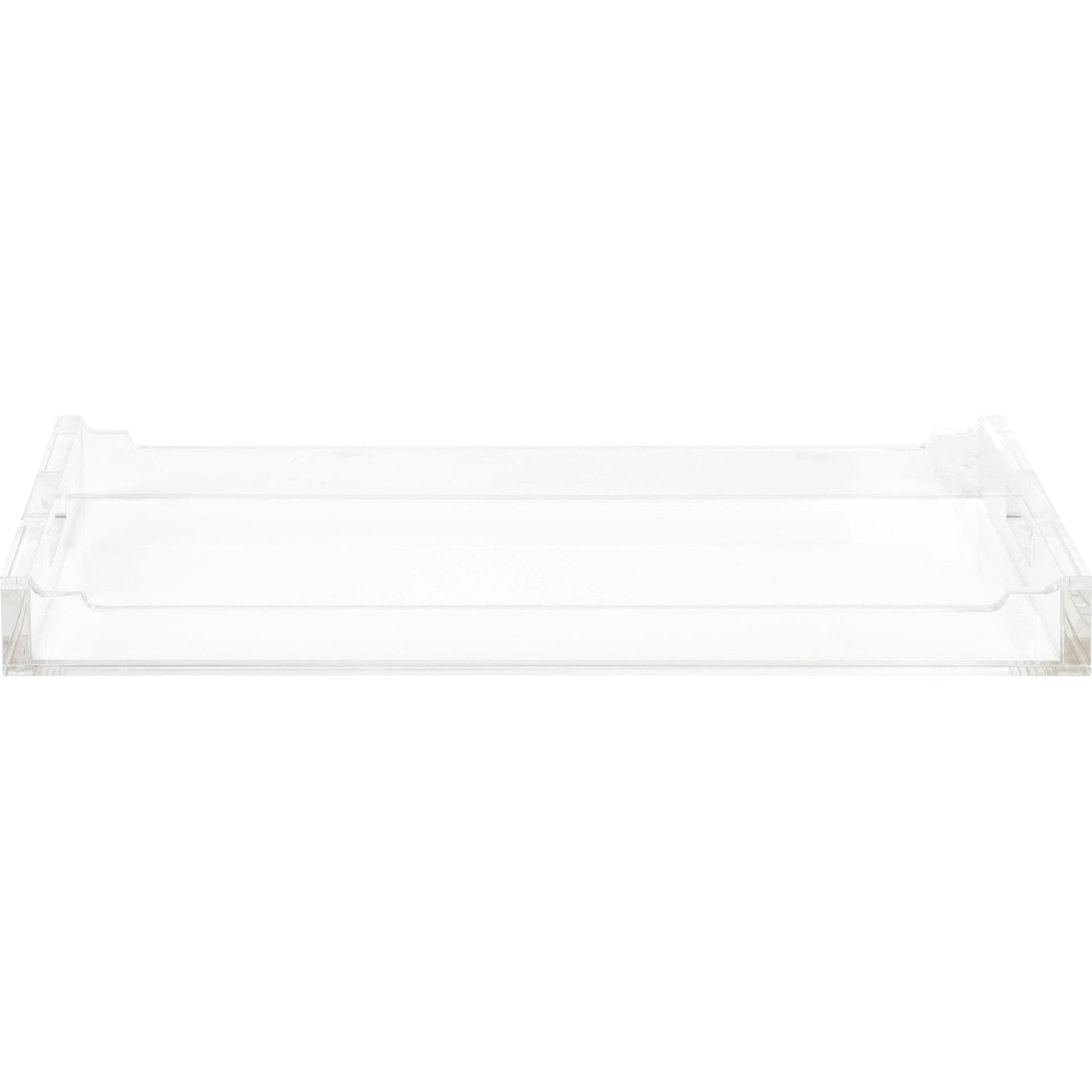 Hanson Tray by Chelsea House in clear. Made from acrylic in a modern style.