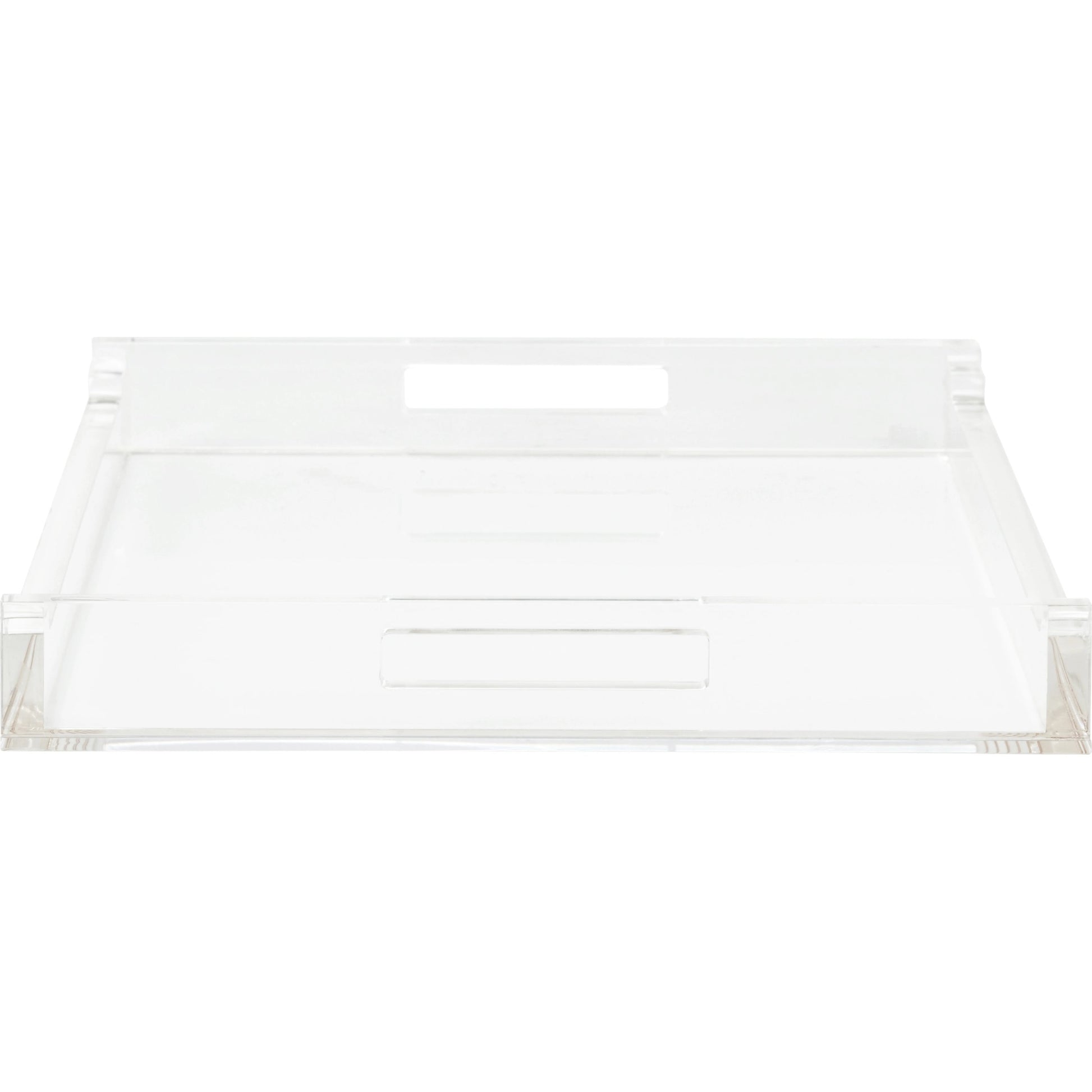 Hanson Tray by Chelsea House in clear. Made from acrylic in a modern style.