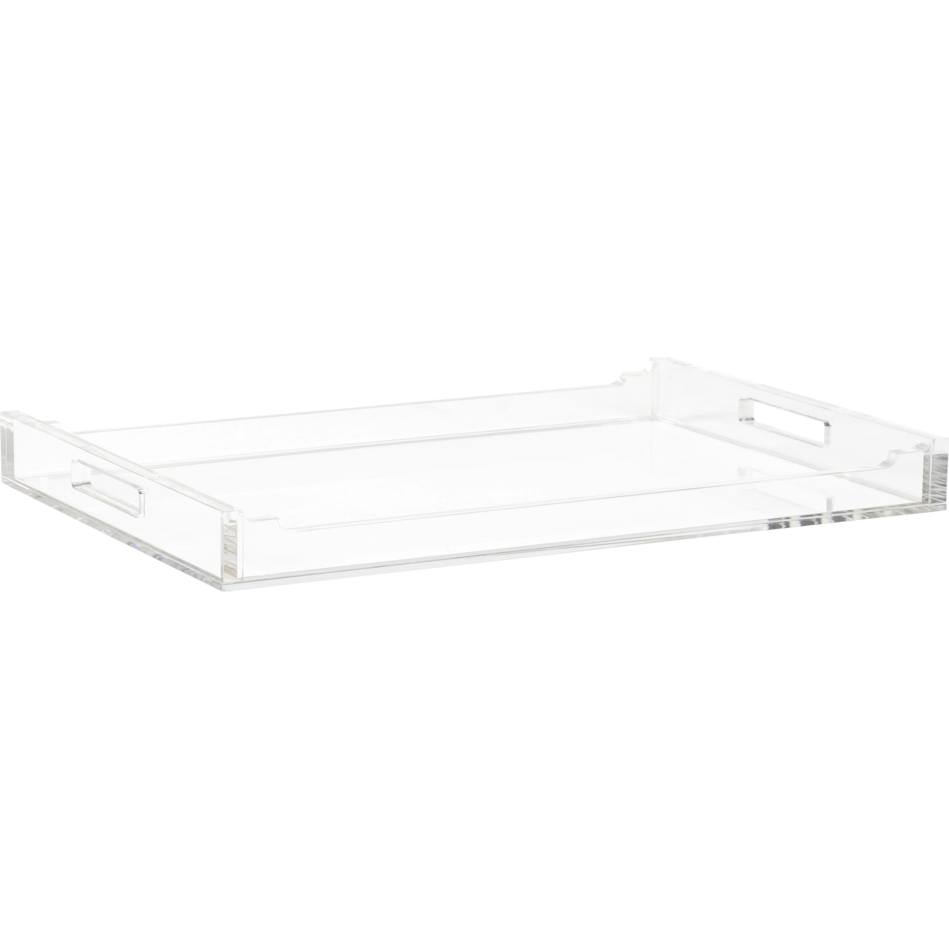 Hanson Tray by Chelsea House in clear. Made from acrylic in a modern style.
