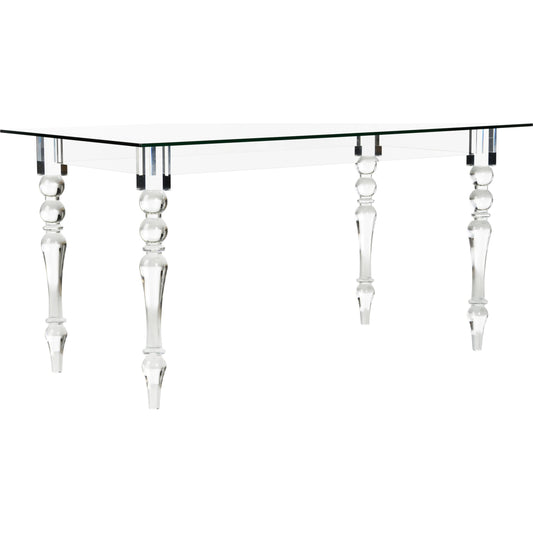 Violet Desk/Dining Table by Chelsea House. Made from acrylic in a modern style.