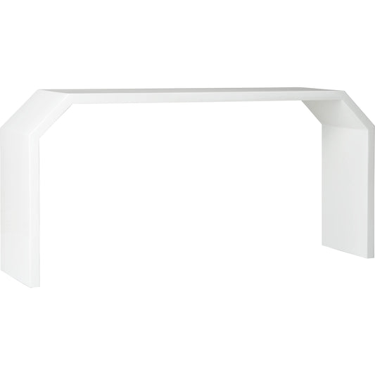Rhea Console by Chelsea House in white. Made from unique in a unique style.