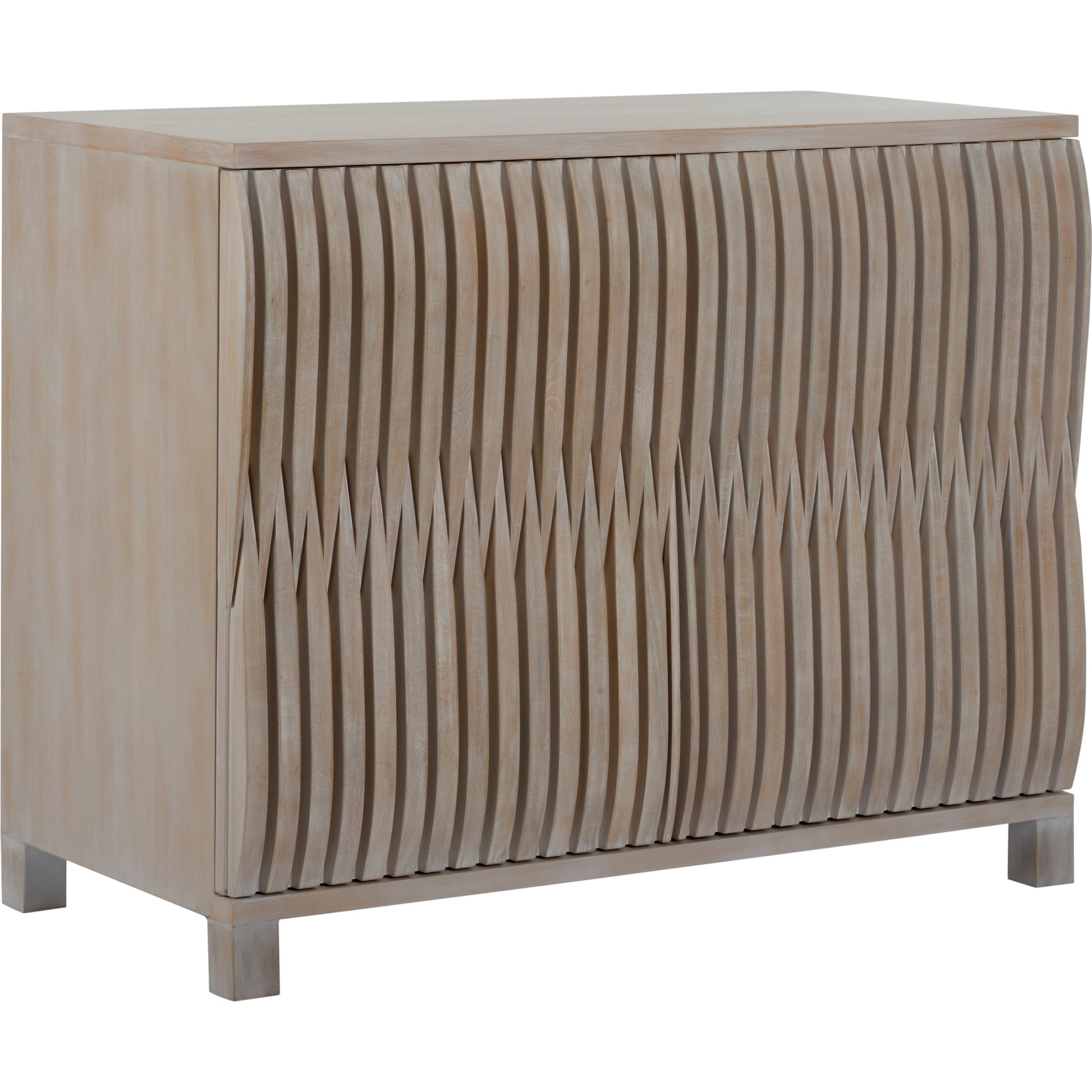 Trujillo Cabinet by Chelsea House in white. Made from wood in a modern style.