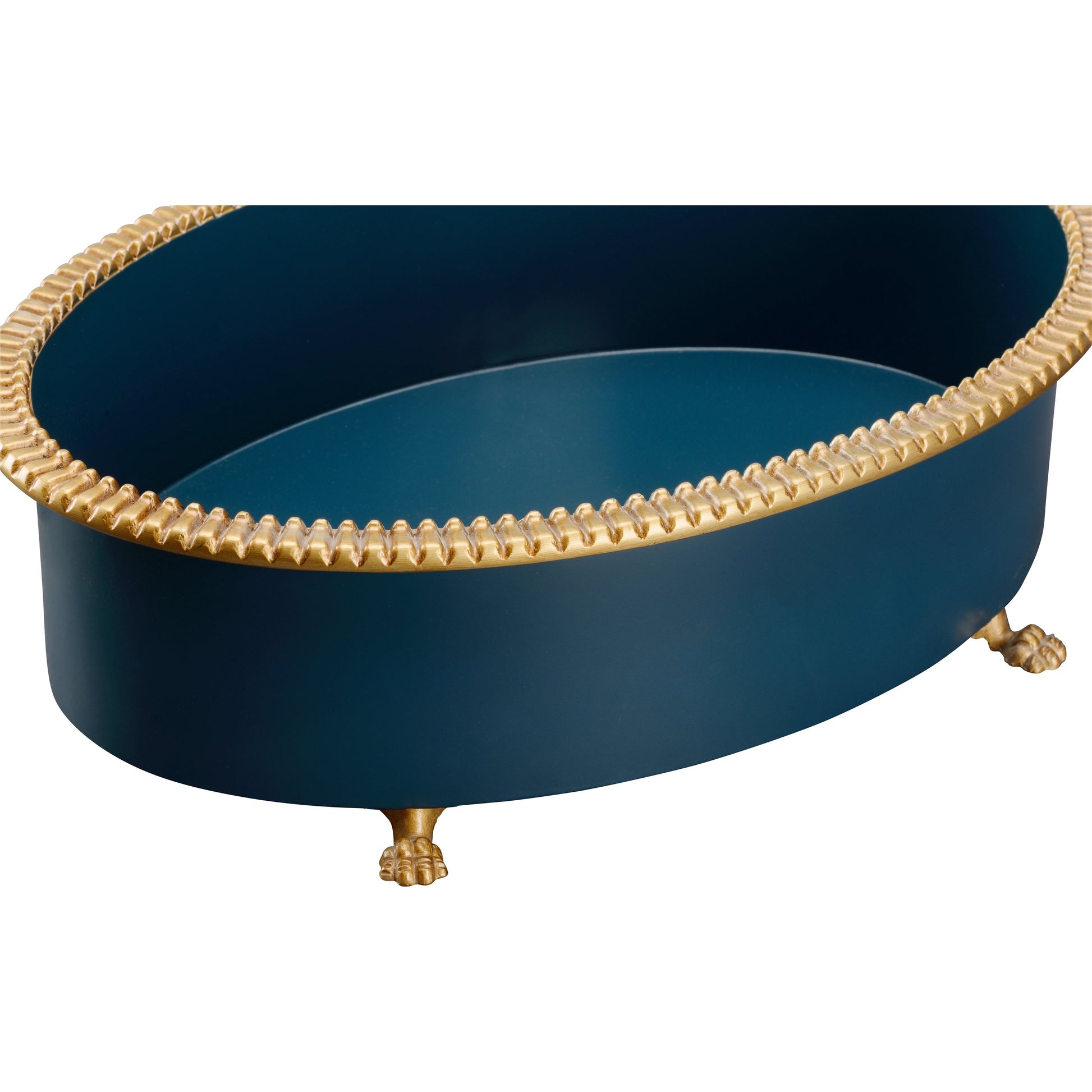 Pie Crust Cachepot by Chelsea House in orange. Made from metal composite in a modern style.