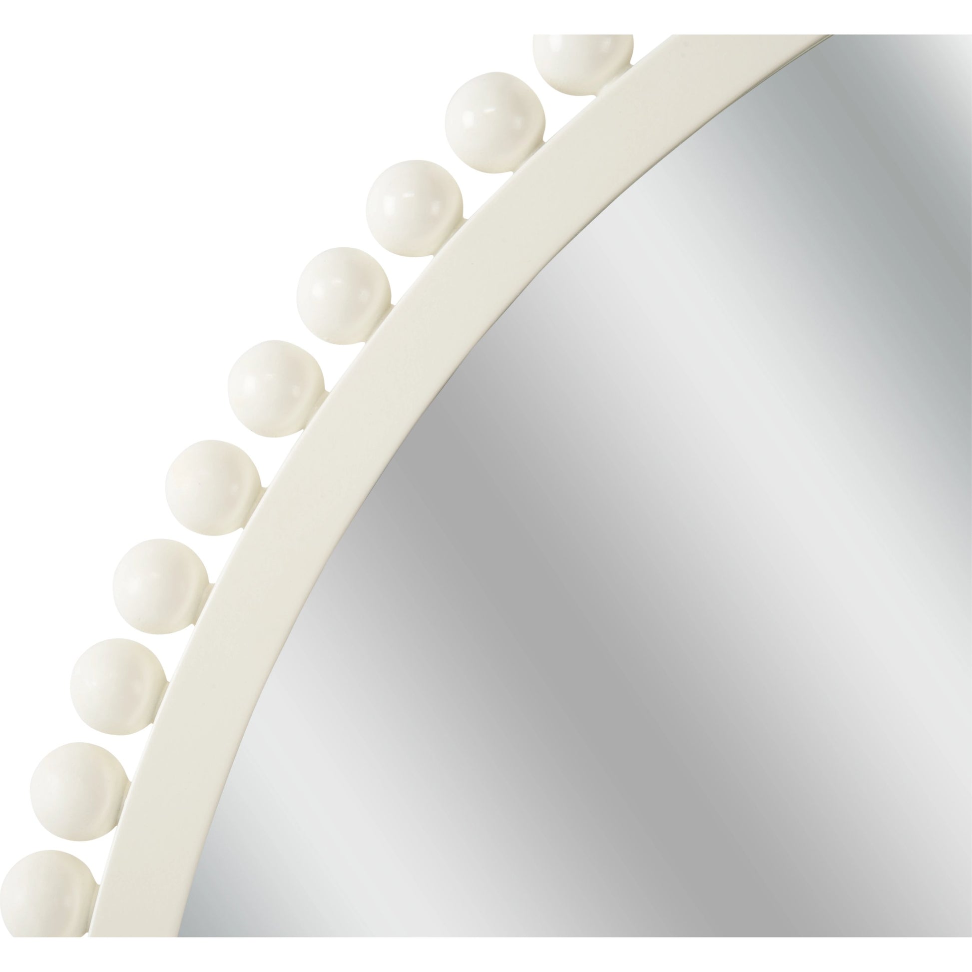 Tacna Mirror by Chelsea House in cream, clear, plain. Made from wood/mirror in a modern style.