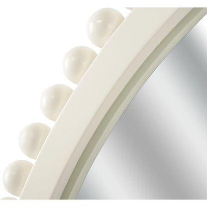 Tacna Mirror by Chelsea House in cream, clear, plain. Made from wood/mirror in a modern style.
