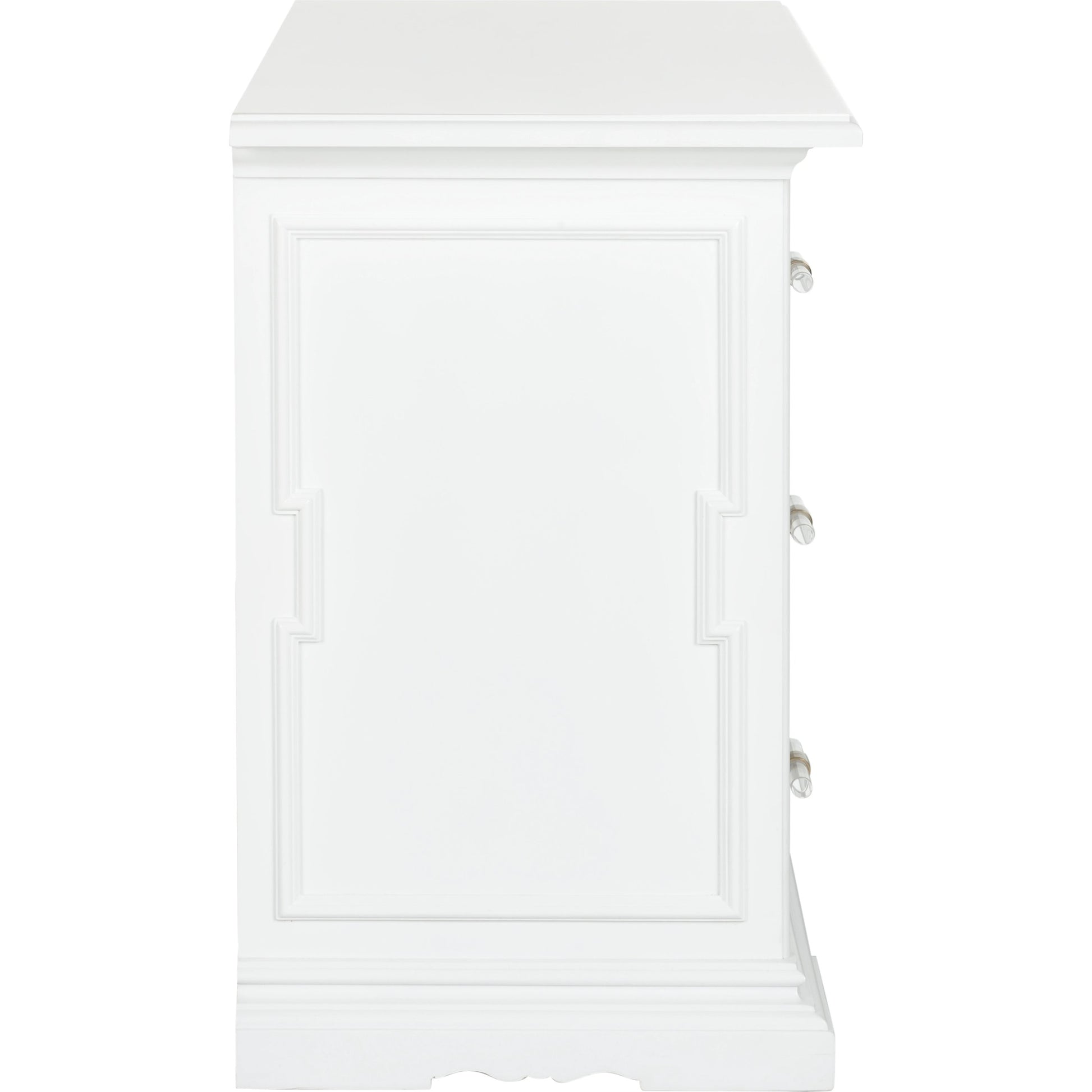 River Street Chest by Chelsea House in white. Made from wood in a traditional style.
