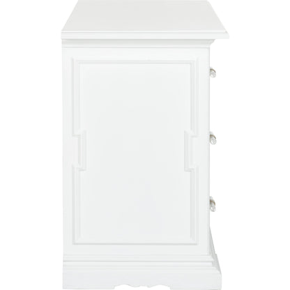 River Street Chest by Chelsea House in white. Made from wood in a traditional style.