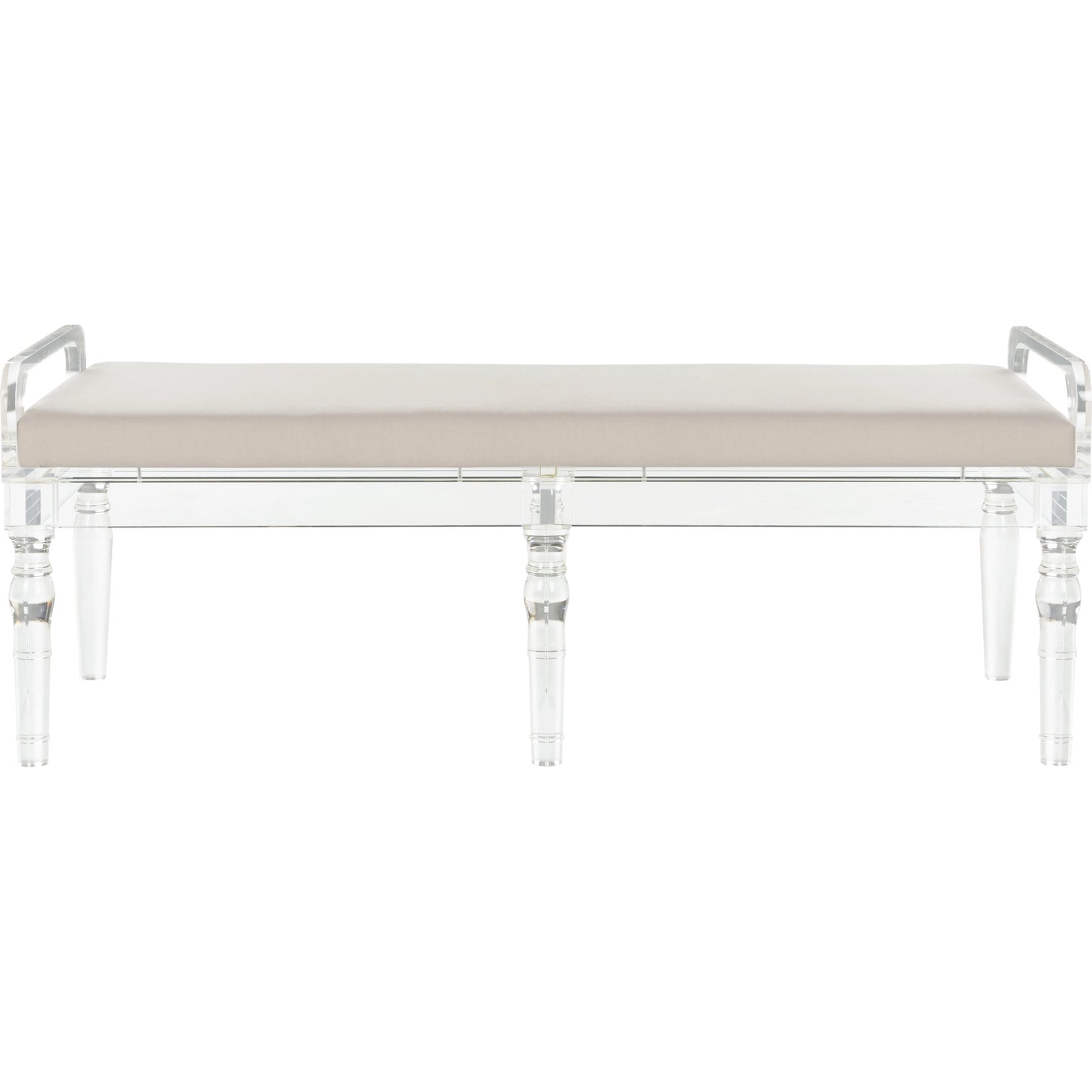 002 SI-2105767 | Additional Silo | Masters Bench by Chelsea House in clear, natural. Made from acrylic/muslin in a modern style.