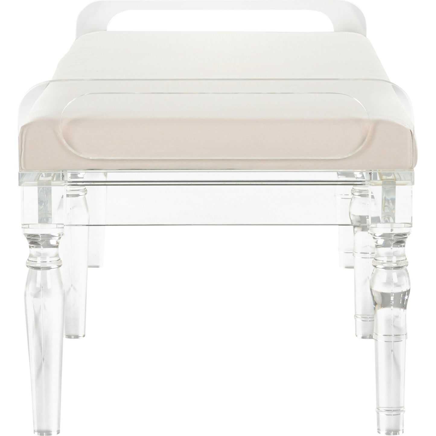 003 SI-2105767 | Additional Silo | Masters Bench by Chelsea House in clear, natural. Made from acrylic/muslin in a modern style.