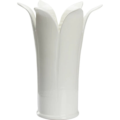 Lily Flowered Umbrella Stand by Chelsea House in cream glaze. Made from unique in a transitional style.