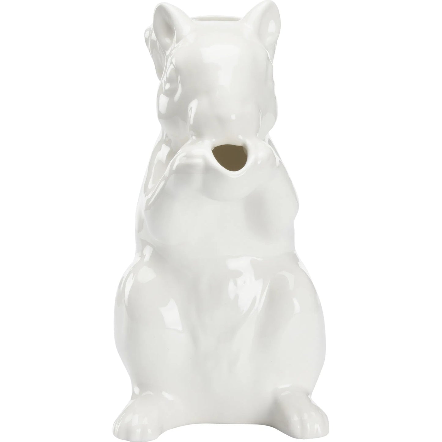 002 SI-2105809 | Additional Silo | Squirrel Pitcher by Chelsea House in white glaze. Made from unique in a cottage & farmhouse style.