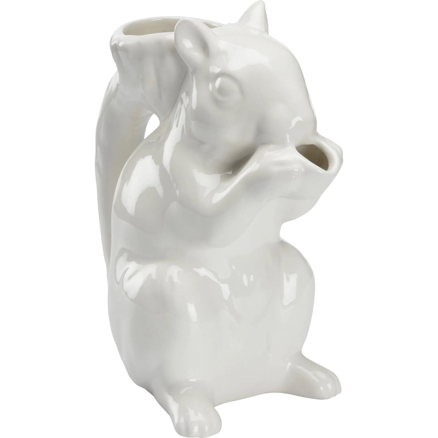 001 SI-2105809 | Primary Silo | Squirrel Pitcher by Chelsea House in white glaze. Made from unique in a cottage & farmhouse style.