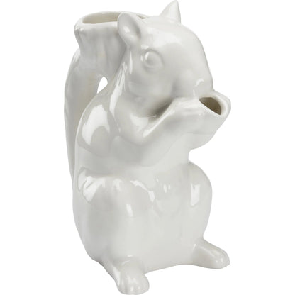 Squirrel Pitcher by Chelsea House in white glaze. Made from unique in a cottage & farmhouse style.