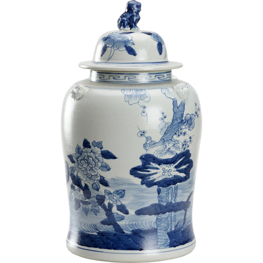 Song Garden Ginger Jar by Chelsea House in blue, white. Made from unique in a unique style.