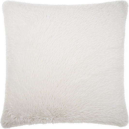 Snow Bunny Throw Pillow by DV Kap Home in white. Made from 100% polyester in a modern style.