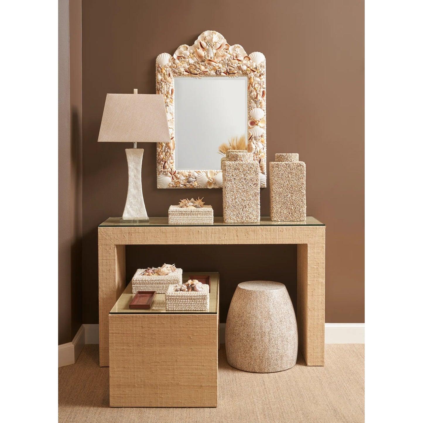 002 SI-2105965 | Lifestyle | Maybelle Side Table by Chelsea House in alpine white. Made from unique in a transitional style.