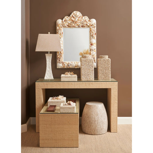 Maybelle Side Table by Chelsea House in alpine white. Made from unique in a transitional style.