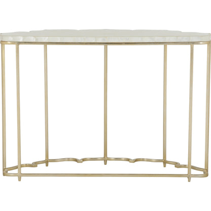 Lotus Flower Console by Chelsea House in gold, natural white. Made from unique in a modern style.