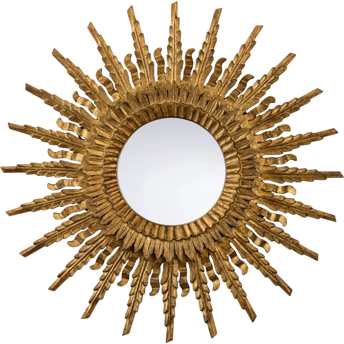 001 SI-2105989 | Primary Silo | Illuminate Mirror by Chelsea House in antique gold, convex, clear. Made from unique in a traditional style.