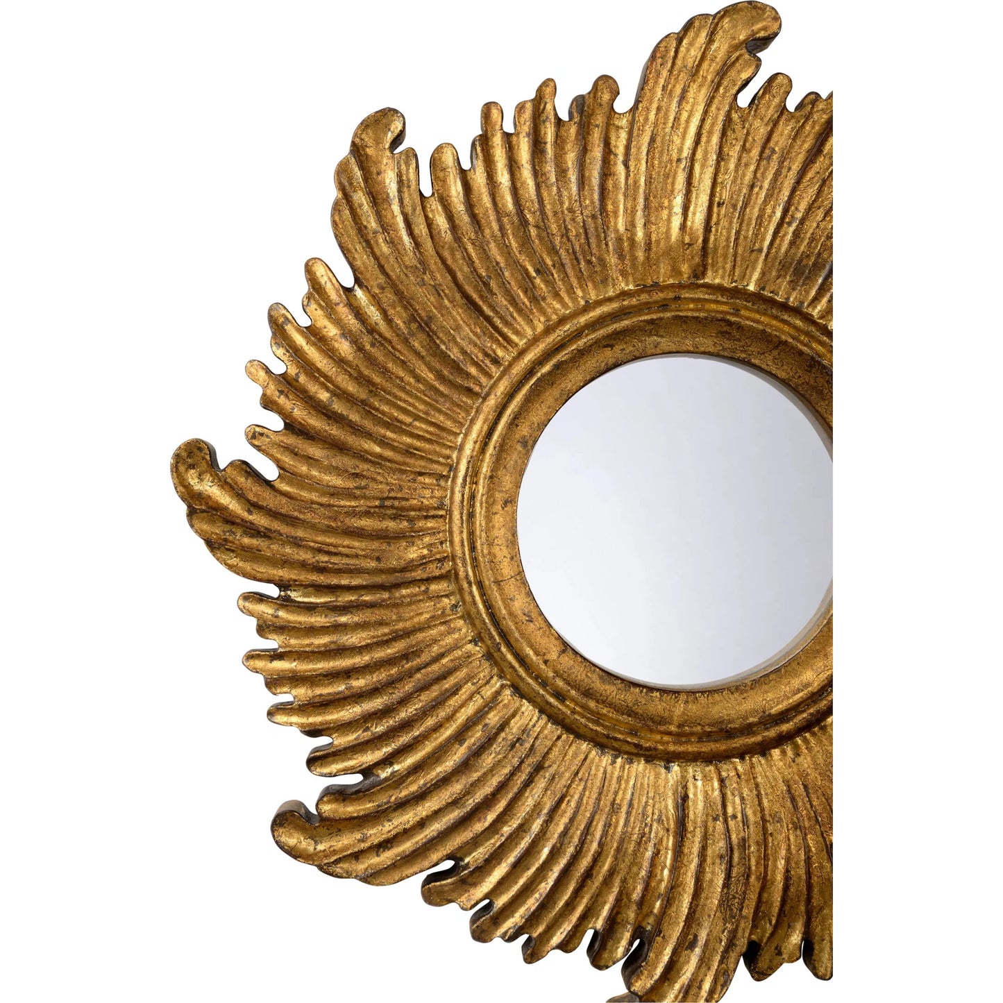 003 SI-2105987 | Additional Silo | Daybreak Mirror by Chelsea House in antique gold, clear. Made from unique in a transitional style.