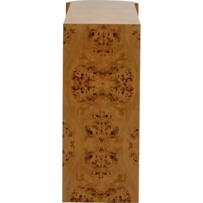 Carnegie Console by Chelsea House in burl. Made from unique in a modern style.