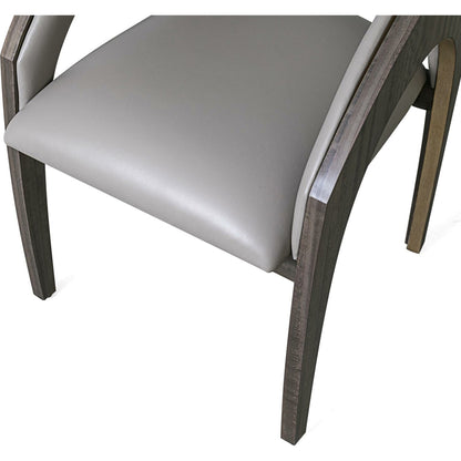 Arches Occassional Chair by Global Views in muslin. Made from wood, muslin fabric in a modern style.