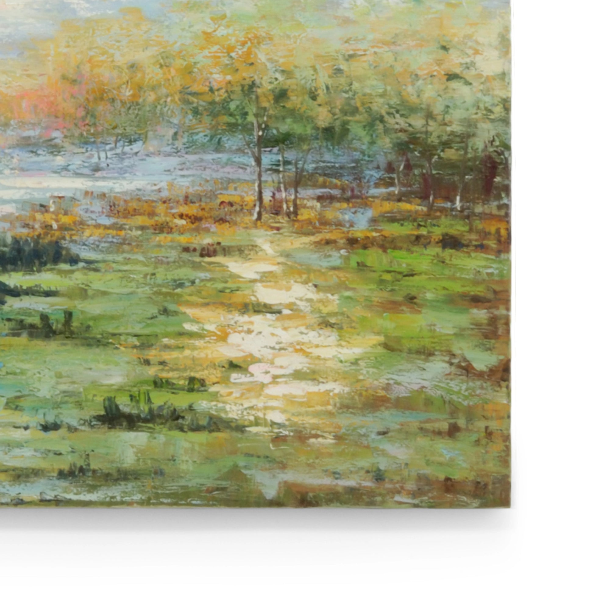Walk in the Park by Chelsea House in artists work. Made from oil painting in a transitional style.