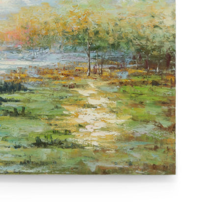 Walk in the Park by Chelsea House in artists work. Made from oil painting in a transitional style.