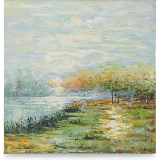 Walk in the Park by Chelsea House in artists work. Made from oil painting in a transitional style.