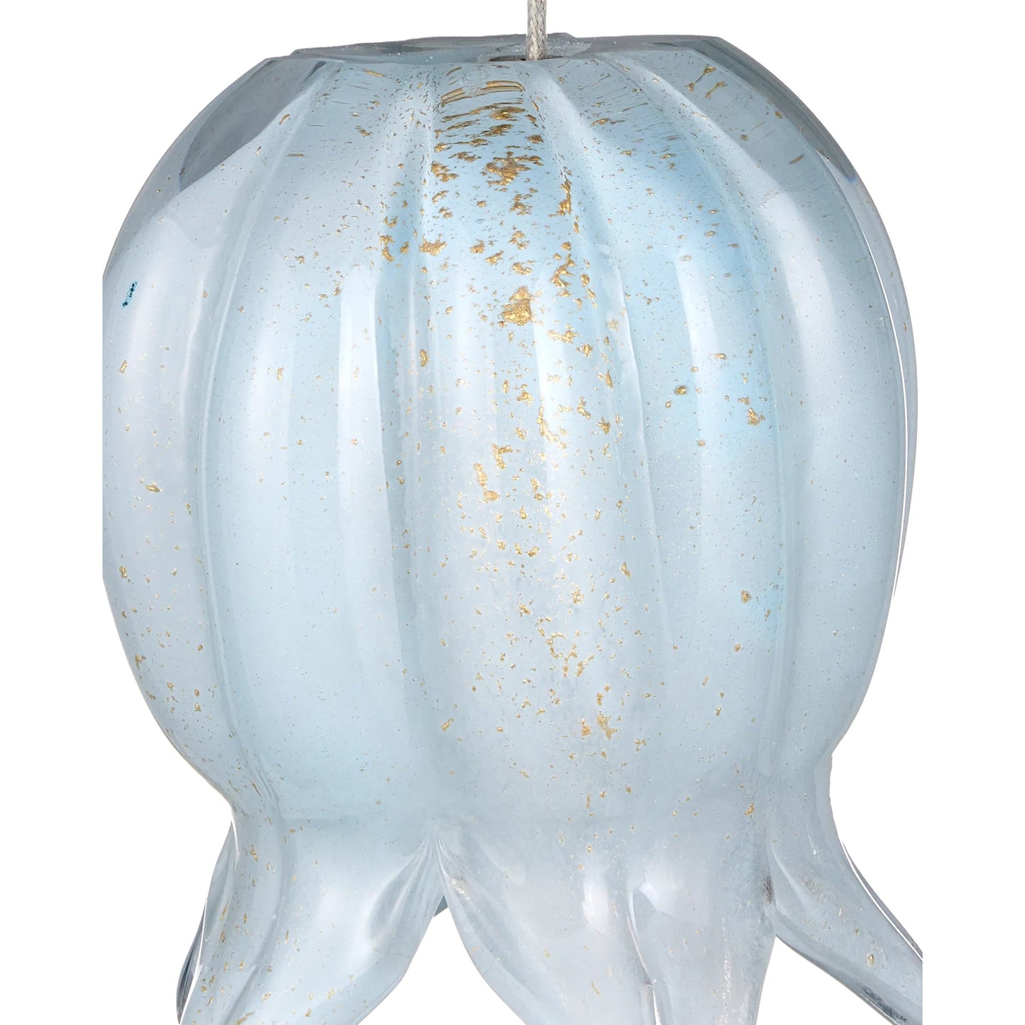 011 SI-2524387 | Closeup | Polpo 3-Light Multi-Drop Pendant by Currey and Company. Made from art glass, metal in a modern style.