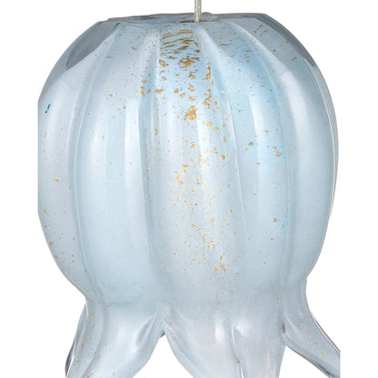 Polpo 3-Light Multi-Drop Pendant by Currey and Company. Made from art glass, metal in a modern style.