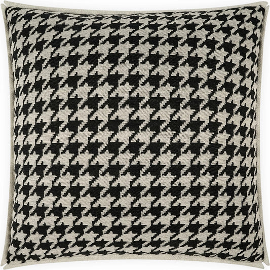 Pemberton Pillow by DV Kap Home in black. Made from 100% polyester in a unique style.