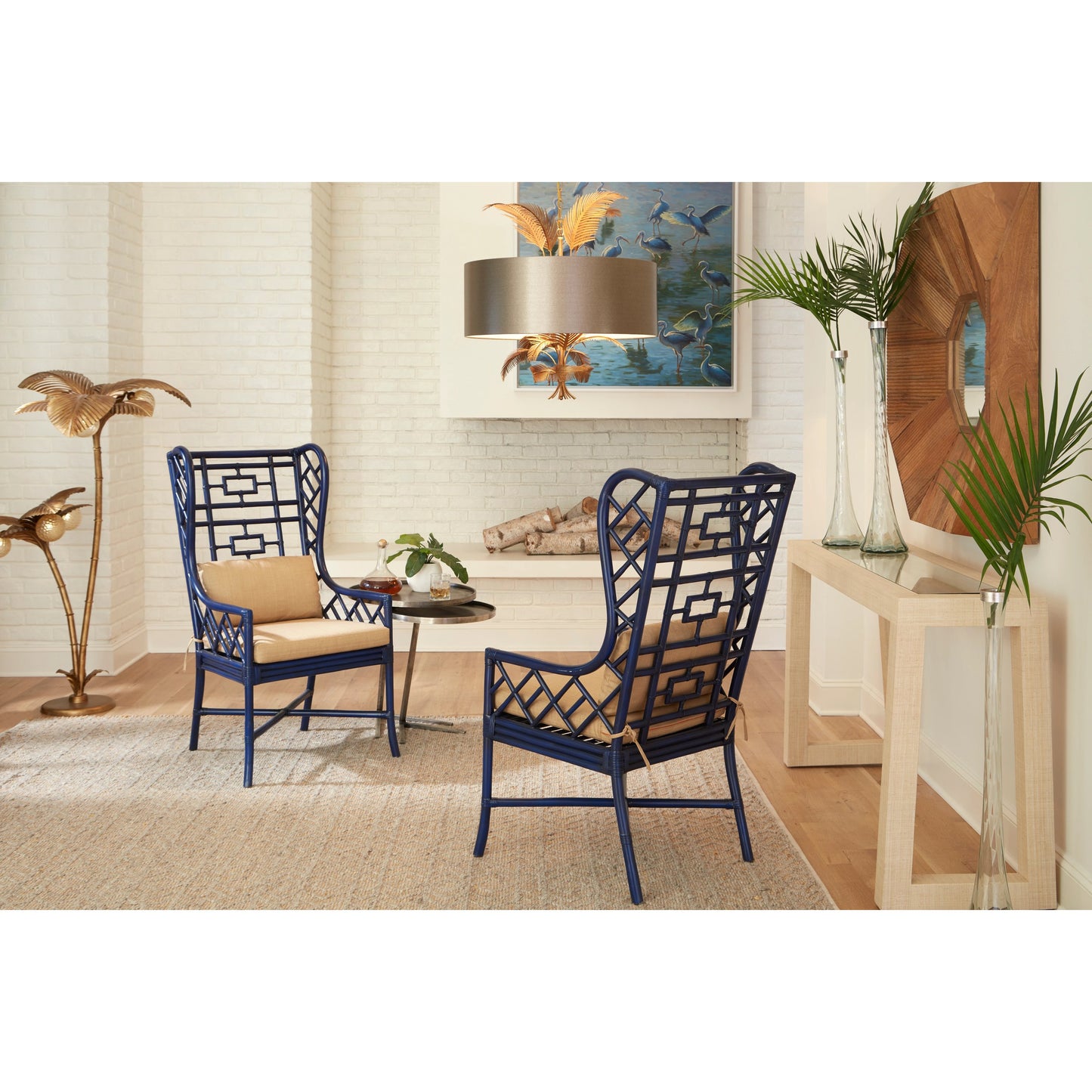 002 SR-383897 | Lifestyle | Shorebirds by Chelsea House in canvas. Made from oil on canvas in a coastal style.