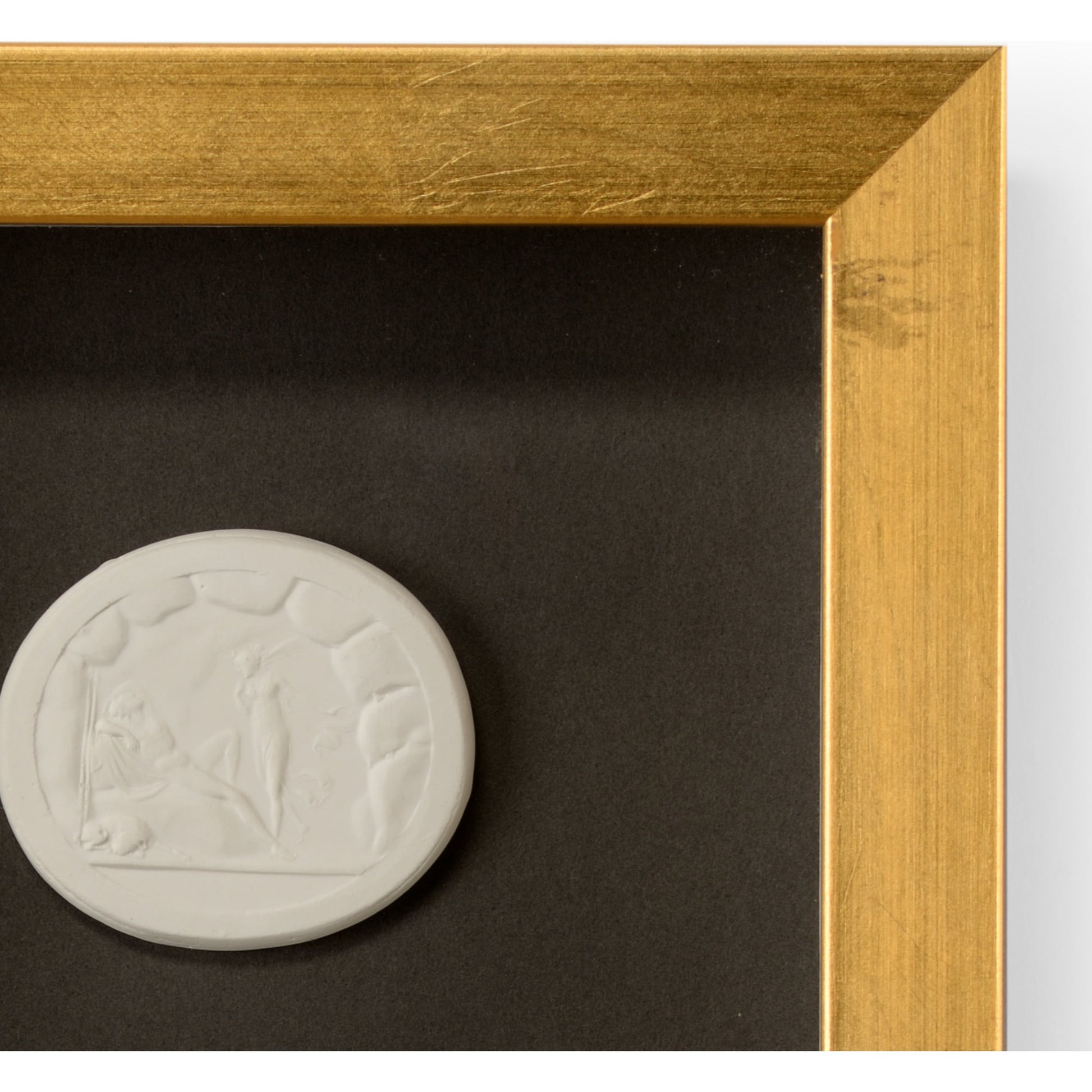 Intaglio Shadowbox III by Chelsea House. Made from plaster intaglios in a transitional style.