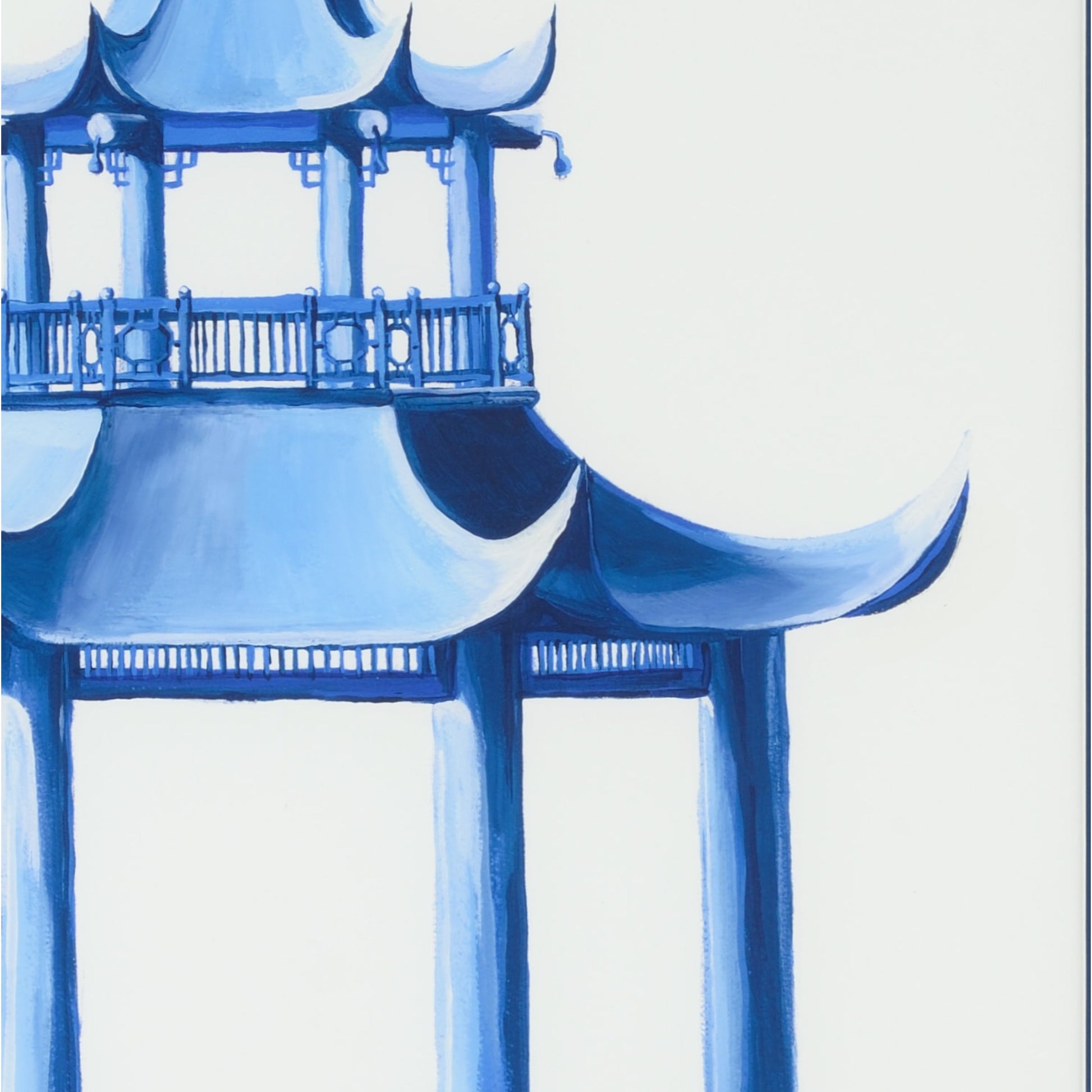 Chinese Pagoda II by Chelsea House. Made from giclee in a eclectic & global style.