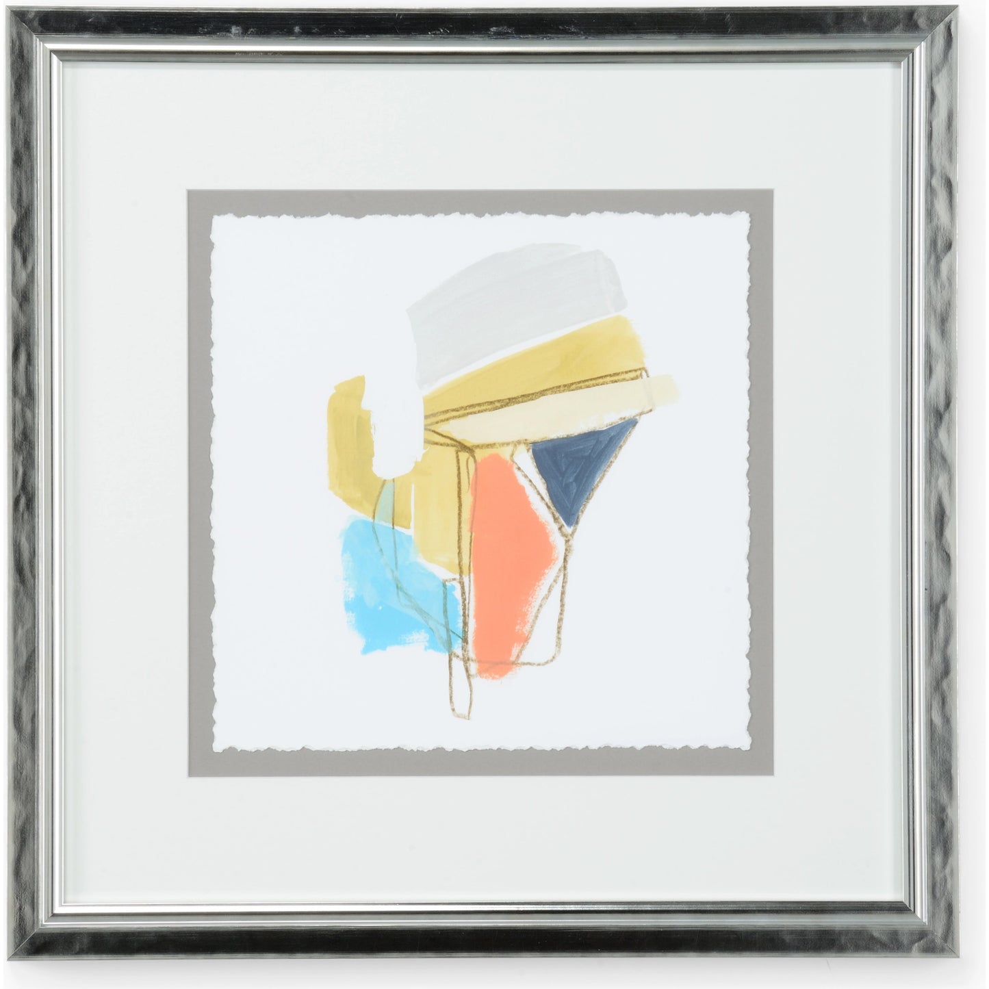 001 SI-2106029 | Primary Silo | Allegro III by Chelsea House in silver leaf. Made from unique in a modern style.