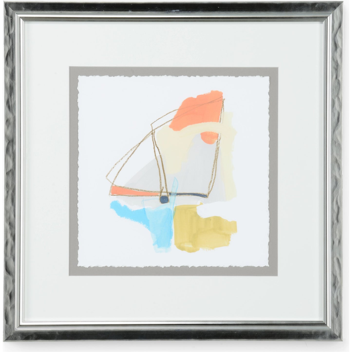 001 SI-2106031 | Primary Silo | Allegro VI by Chelsea House in silver leaf. Made from unique in a modern style.