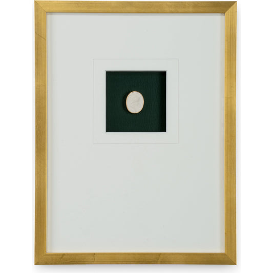 Intaglio in Gold II by Chelsea House. Made from plaster intaglios in a modern style.